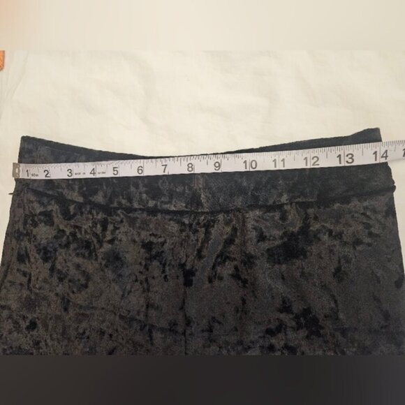 Buffbunny Collection Women's Frozen Shorts. Black. Velvet Measurements i… - Picture 7 of 7